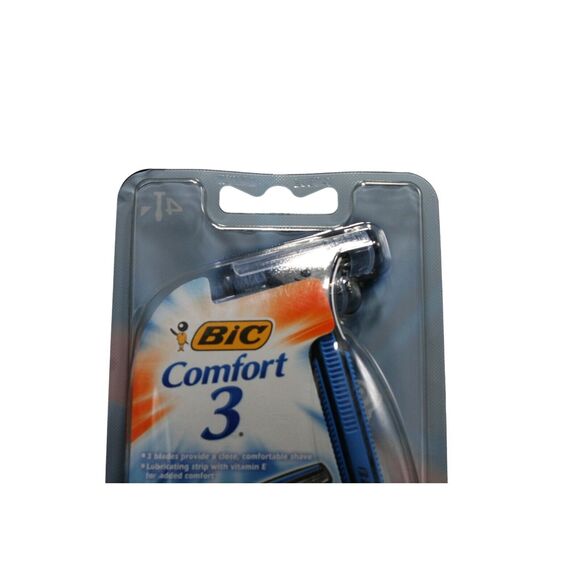 Lot of 3 BIC Comfort 3 Razors Triple Blade Razors for Men 4 Razors - Picture 4 of 7